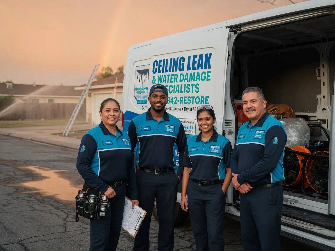 Ceiling Leak Cleanup company in Hampden, ND